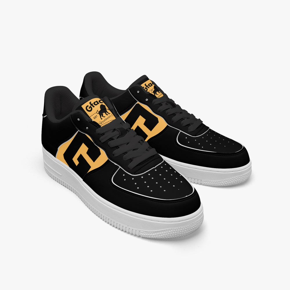 GFACE AF1 Low-Top Leather Sports Sneakers