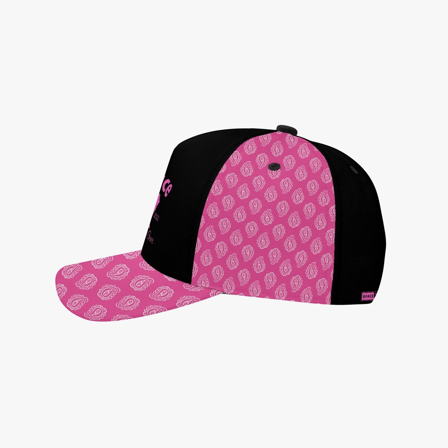 Gface Pink Bandana Printed Cap