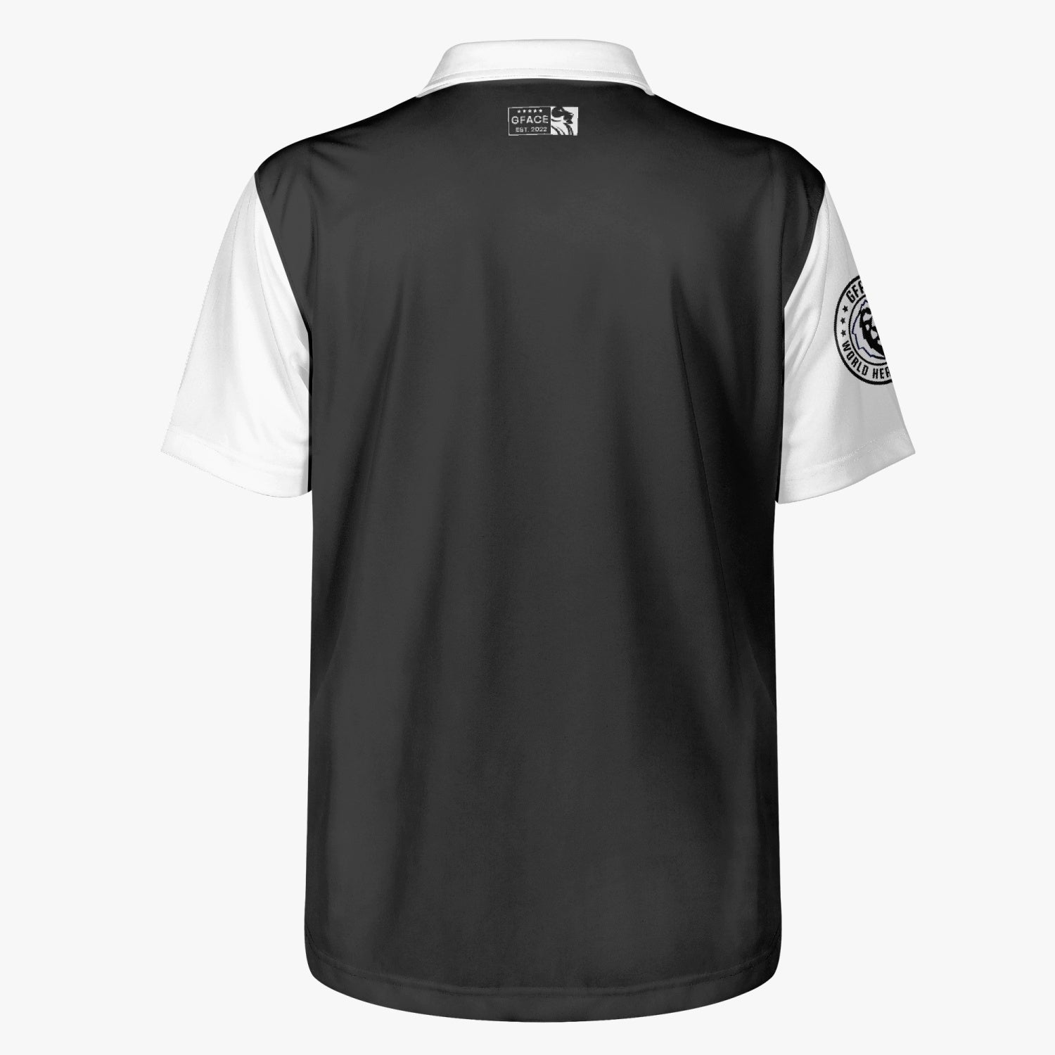 Gface Men's Black/White Polo Shirt