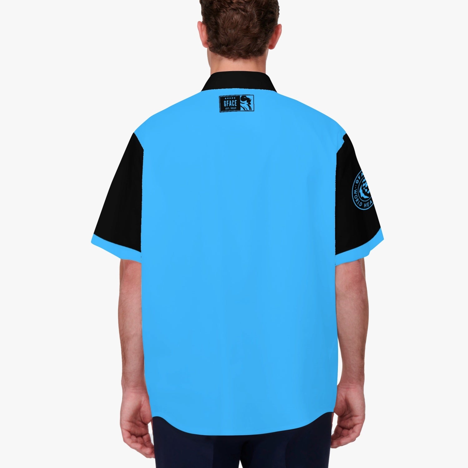 GFACE Blue/Black Sports Shirt