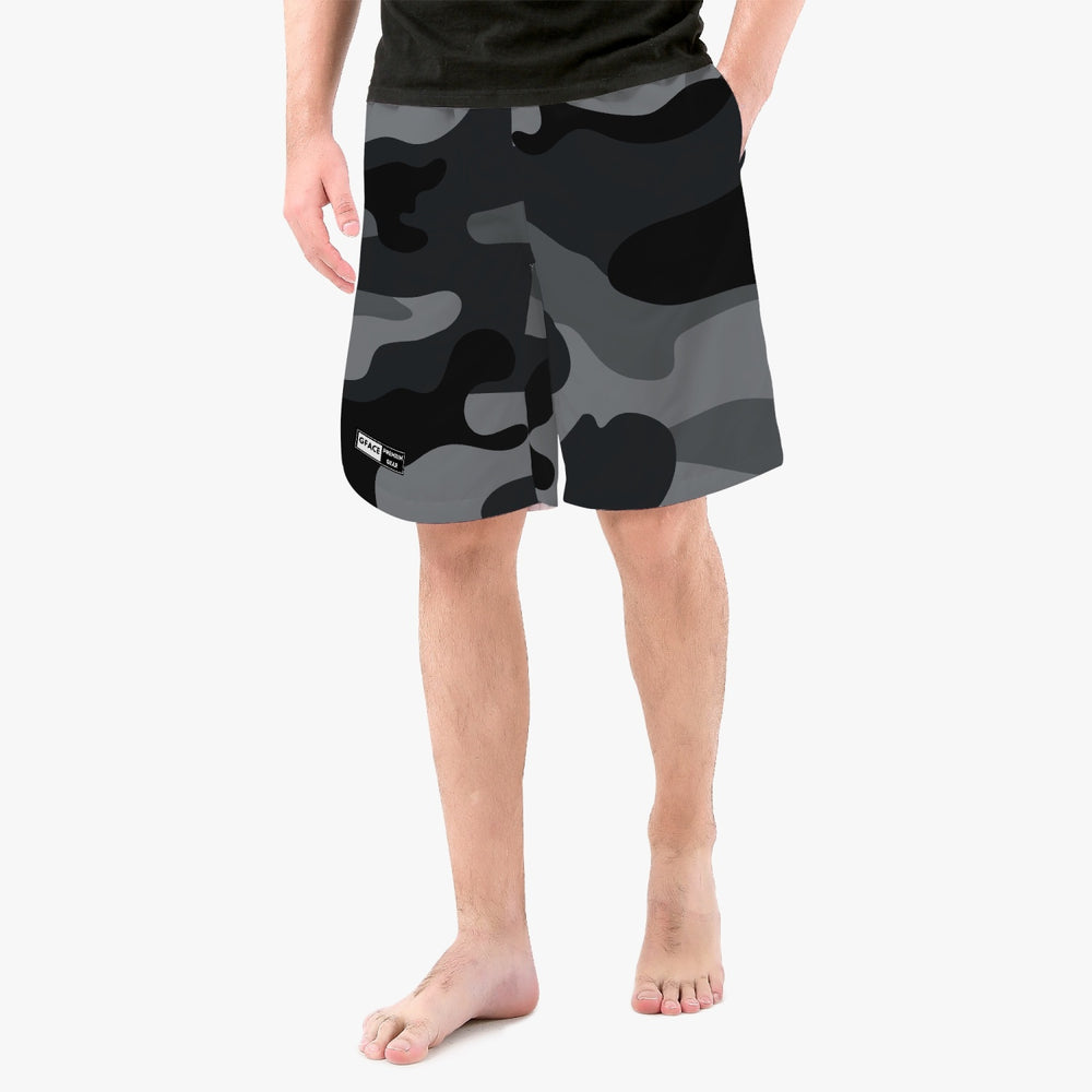 GFACE Men’s Black Camo-Incognito Shorts