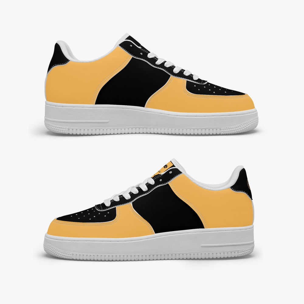 GFACE AF1 Low-Top Leather Sports Sneakers