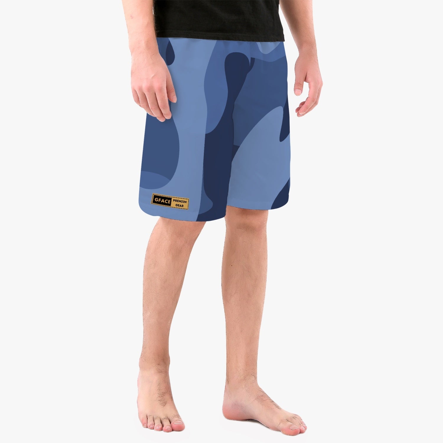 Gface Blue Camo-Icognito Men’s Shorts