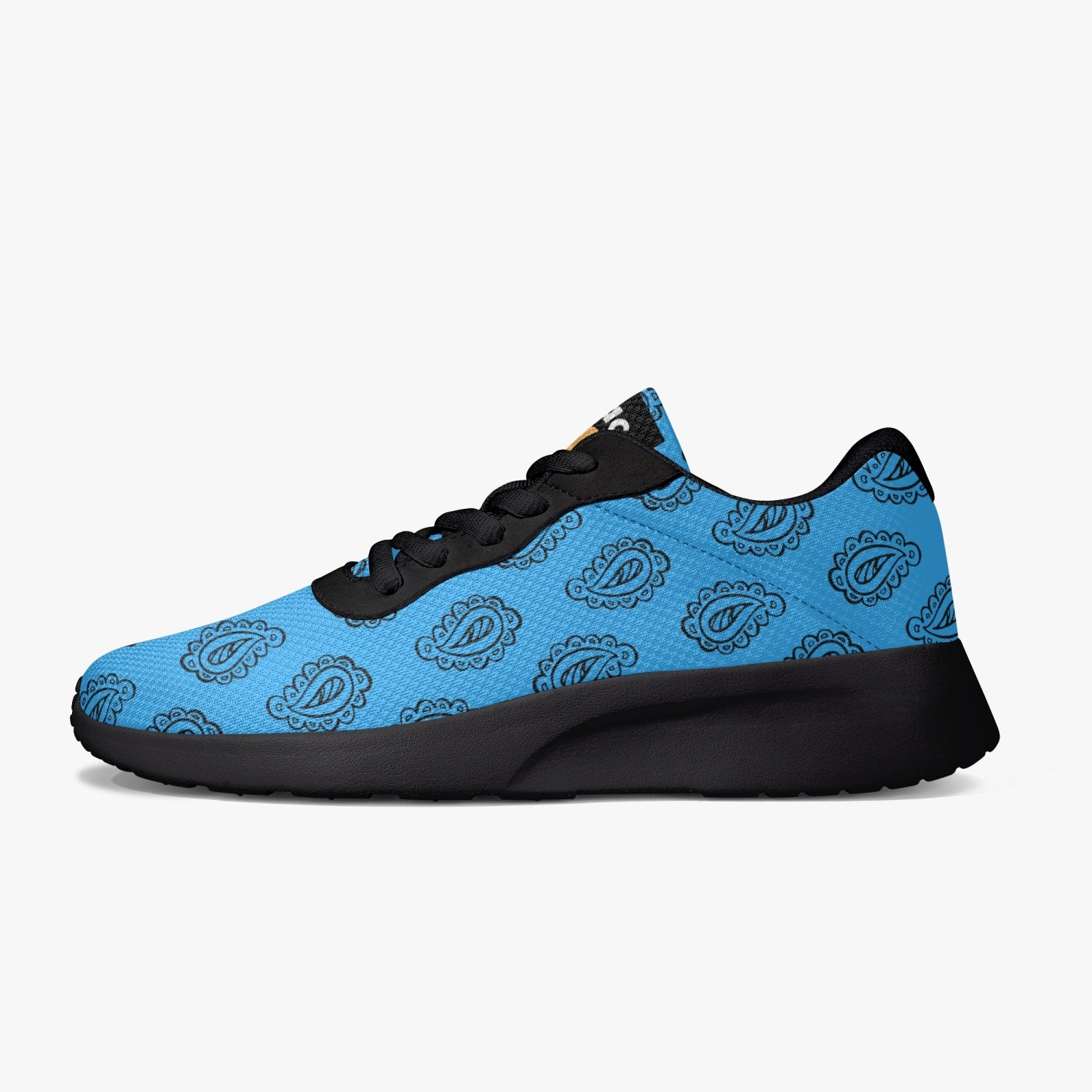 Gface Blue Bandana Unisex Lifestyle Mesh Running Shoes - Black