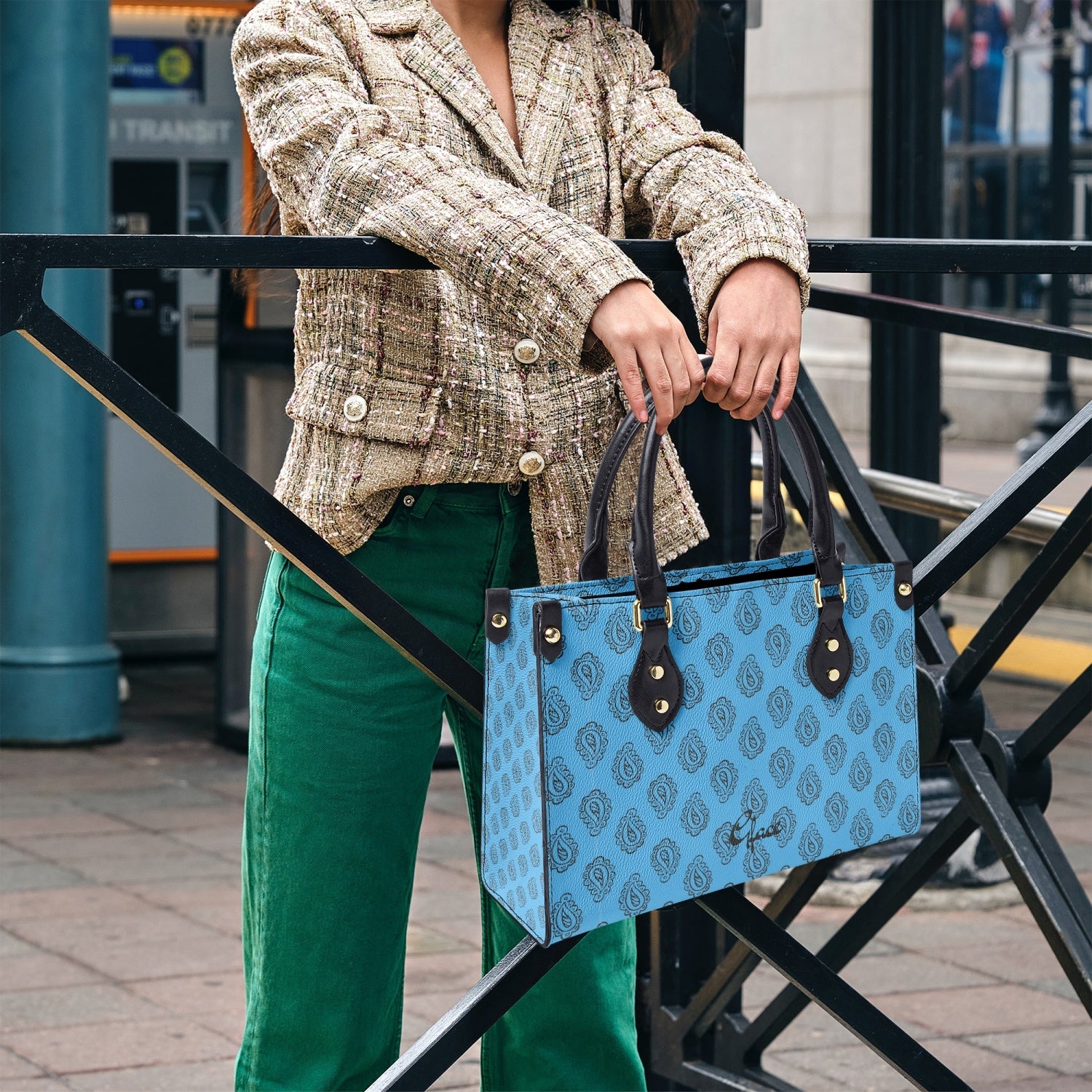 Gface Blue Bandana Women's Tote Bag