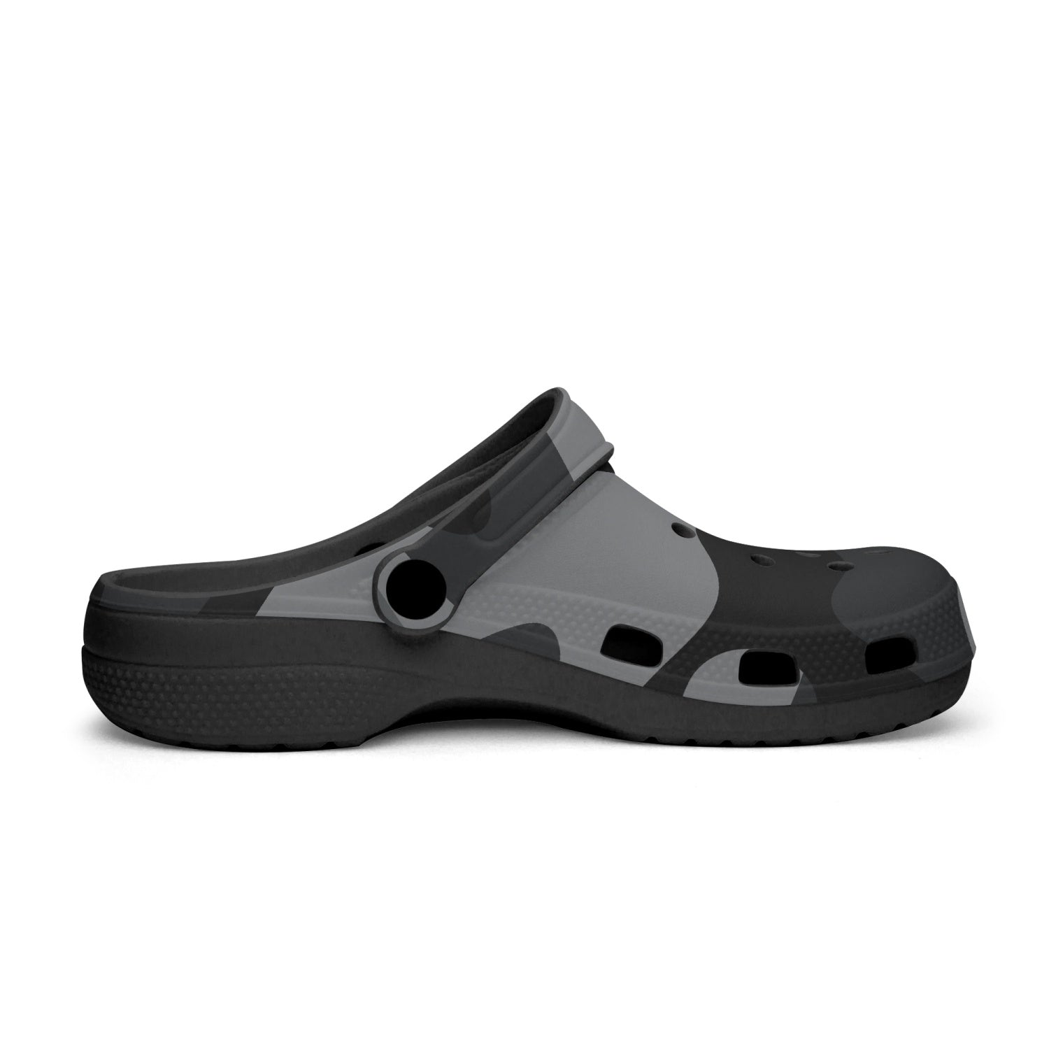 GFACE Unisex Black-base Black Camo-Incognito Clogs