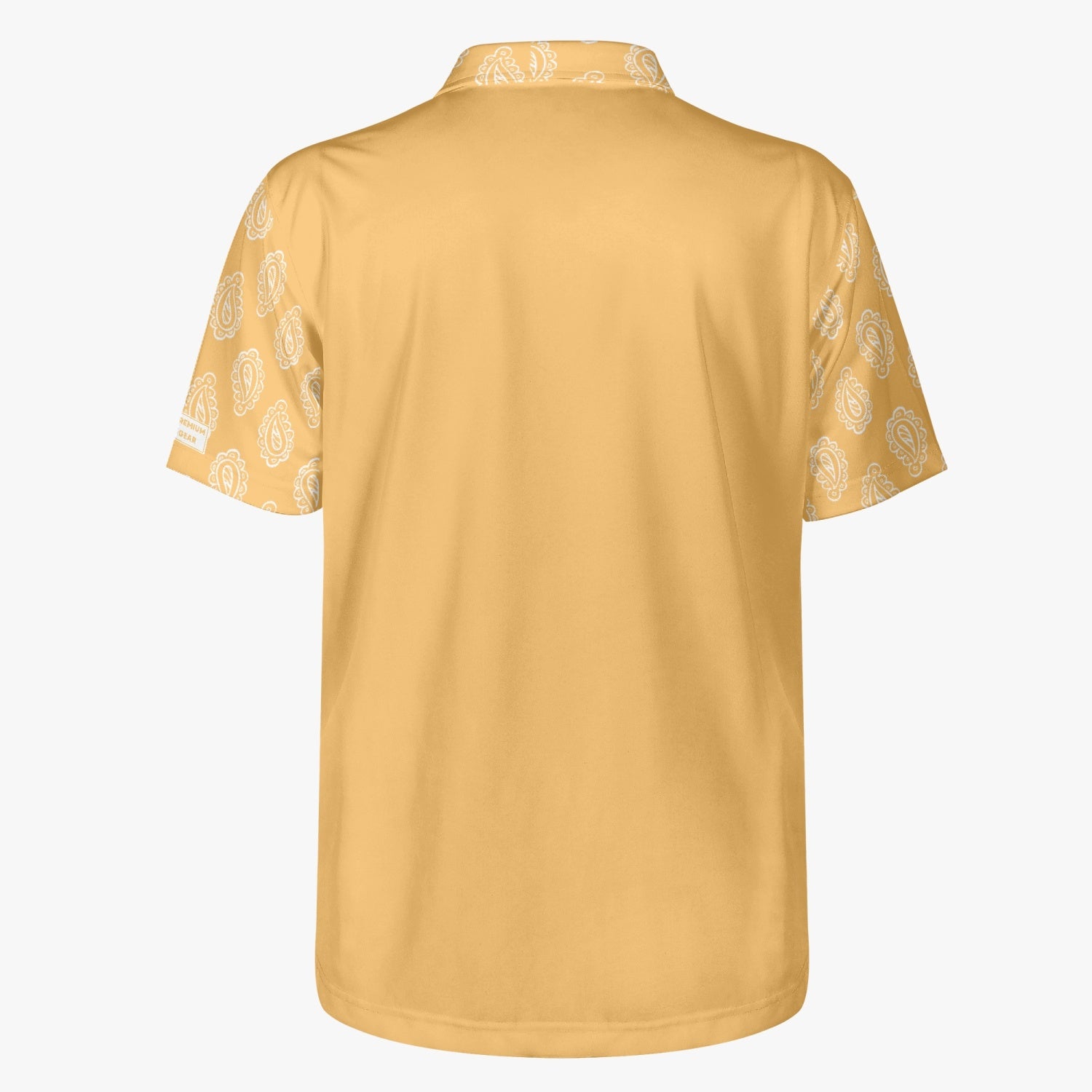 Gface Men's Gold Bandana Polo Shirt