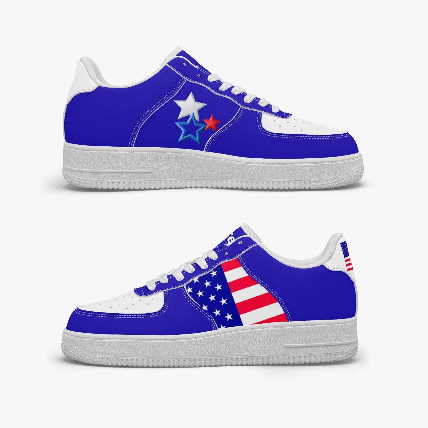 Gface PRIDE USA AF1 Unisex Low-Top Leather Sports Sneakers