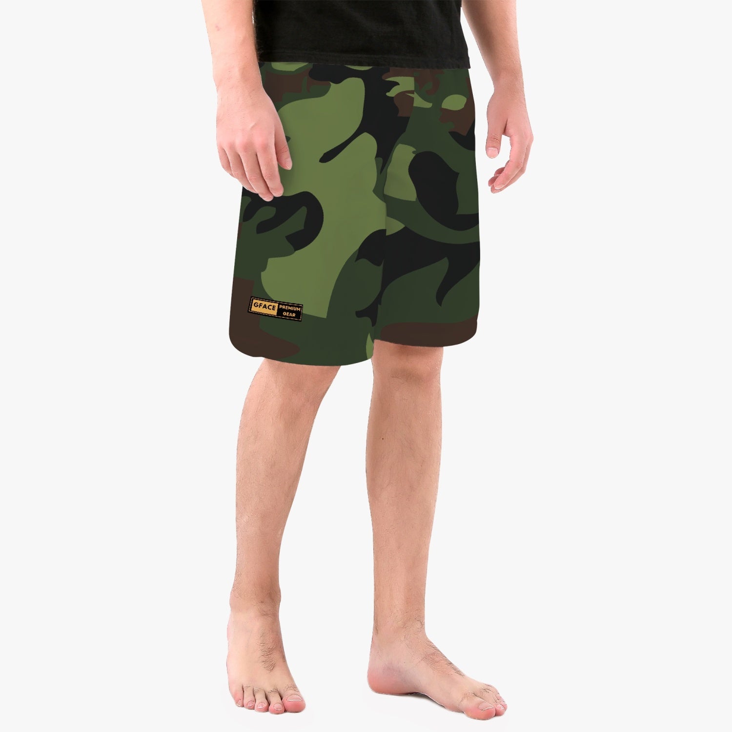 GFACE Men’s Green Camo-Incognito Shorts