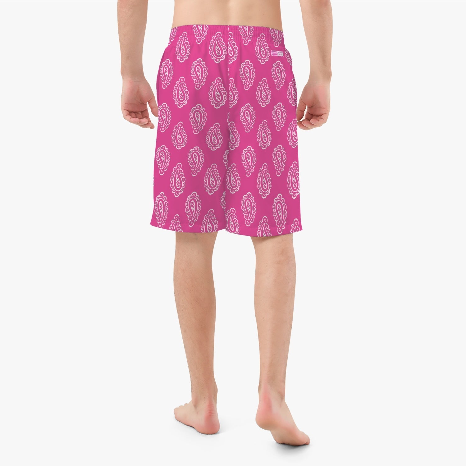 Gface Men’s Pink Bandana Shorts