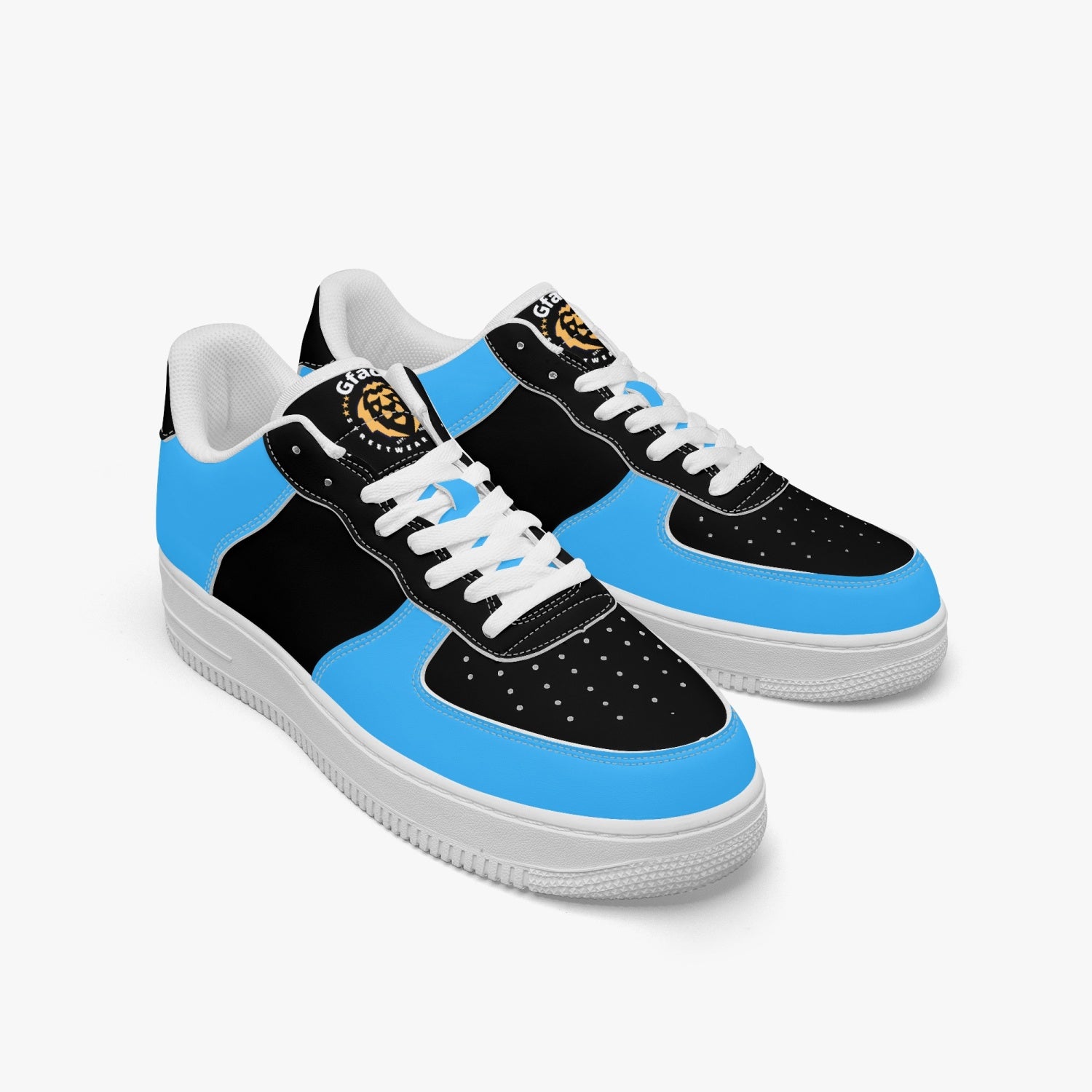 977. AF1 Low-Top Leather Sports Sneakers - Tongue Printable