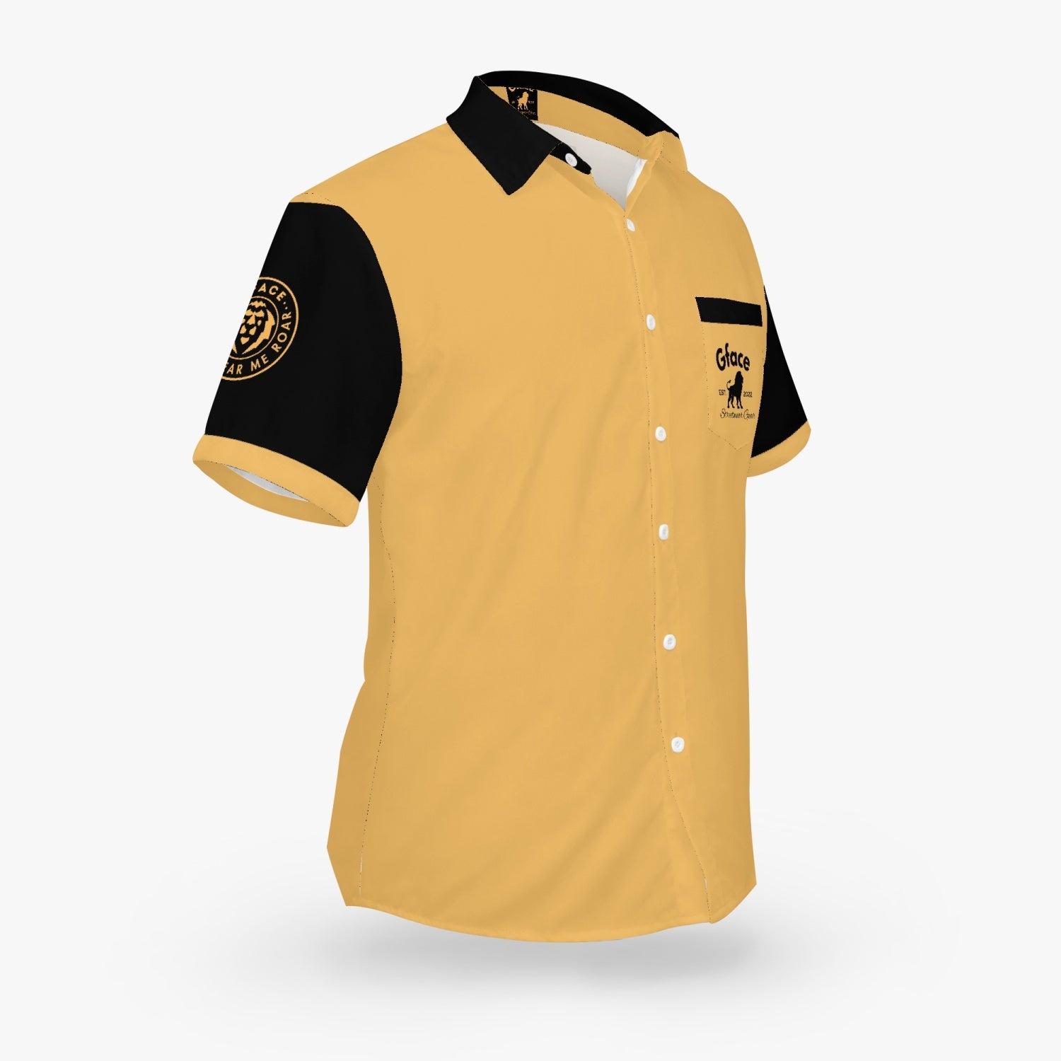 GFACE Black/Gold Sports Shirt