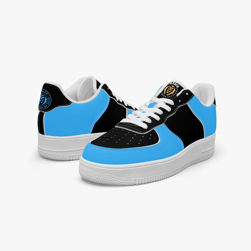 977. AF1 Low-Top Leather Sports Sneakers - Tongue Printable