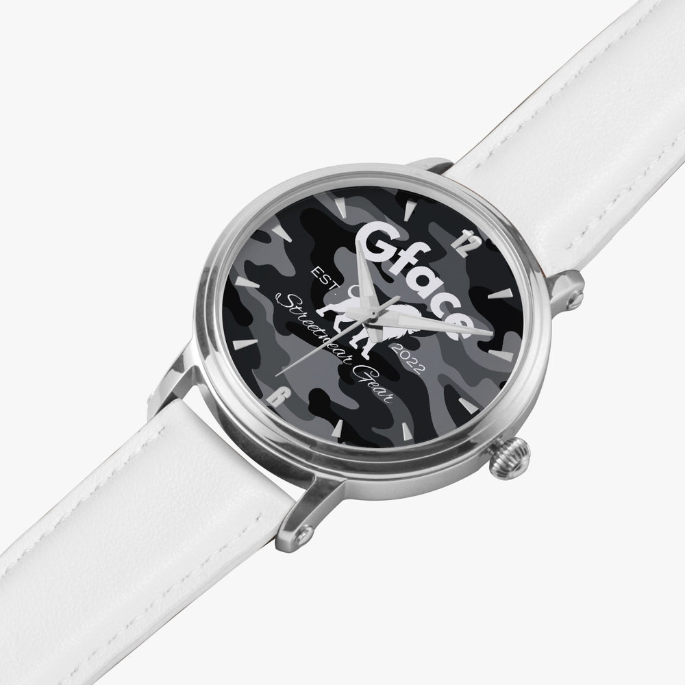 GFACE Unisex Black Camo-Incognito 46mm Unisex Automatic Watch (Silver) no batteries required