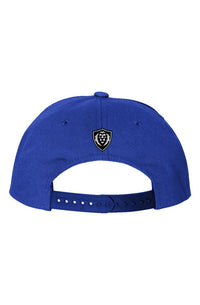 5-Panel Cotton Twill Snapback Cap Gface Logo Lion World Hear Me Roar slogan 