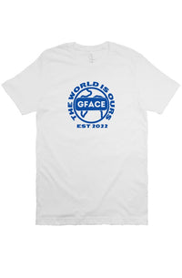 Bella Canvas T Shirt blue GFACE The World Is Ours 