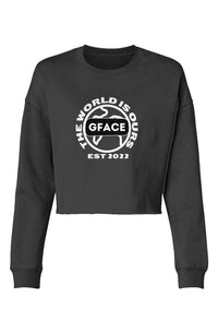 Lightweight Cropped Crew GFACE The World Is Ours 