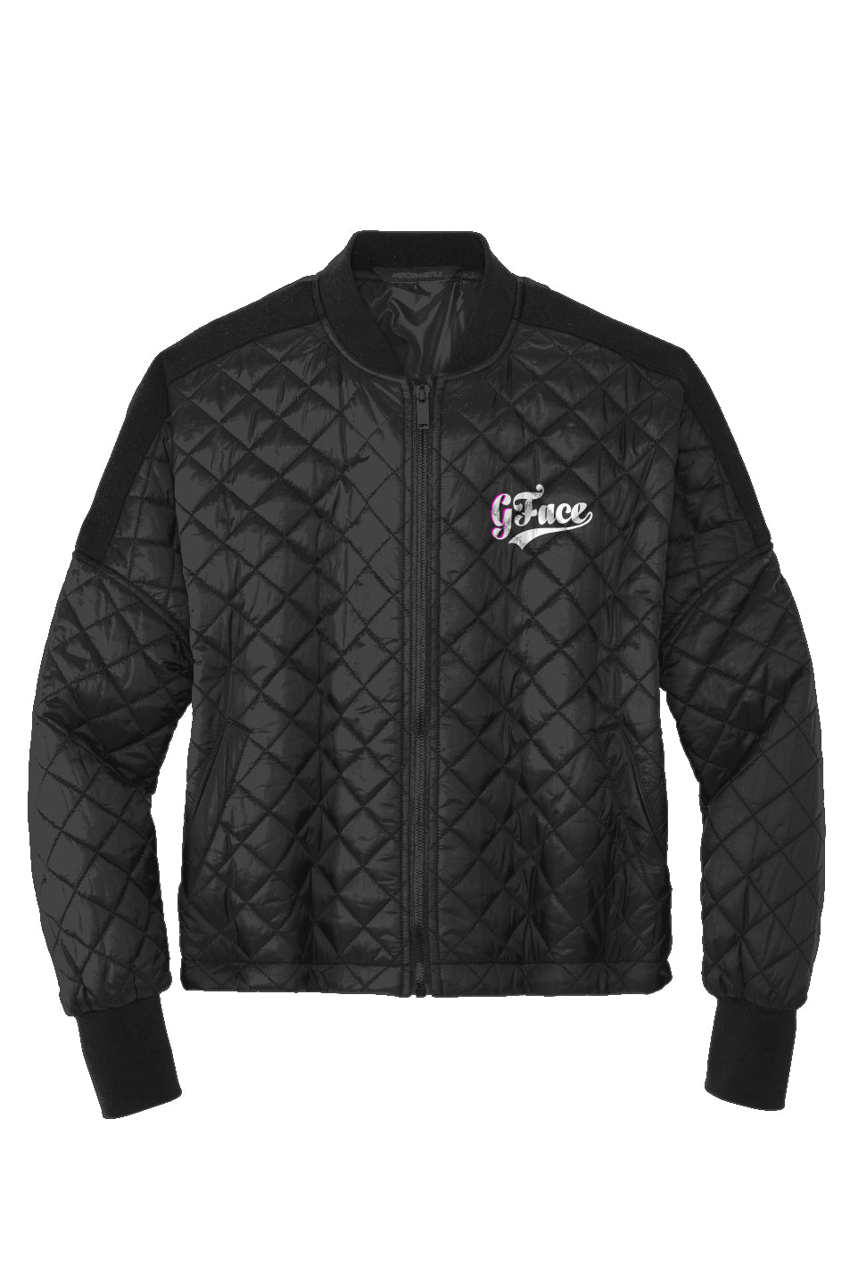 Womens Boxy Quilted Jacket Gface Vip 