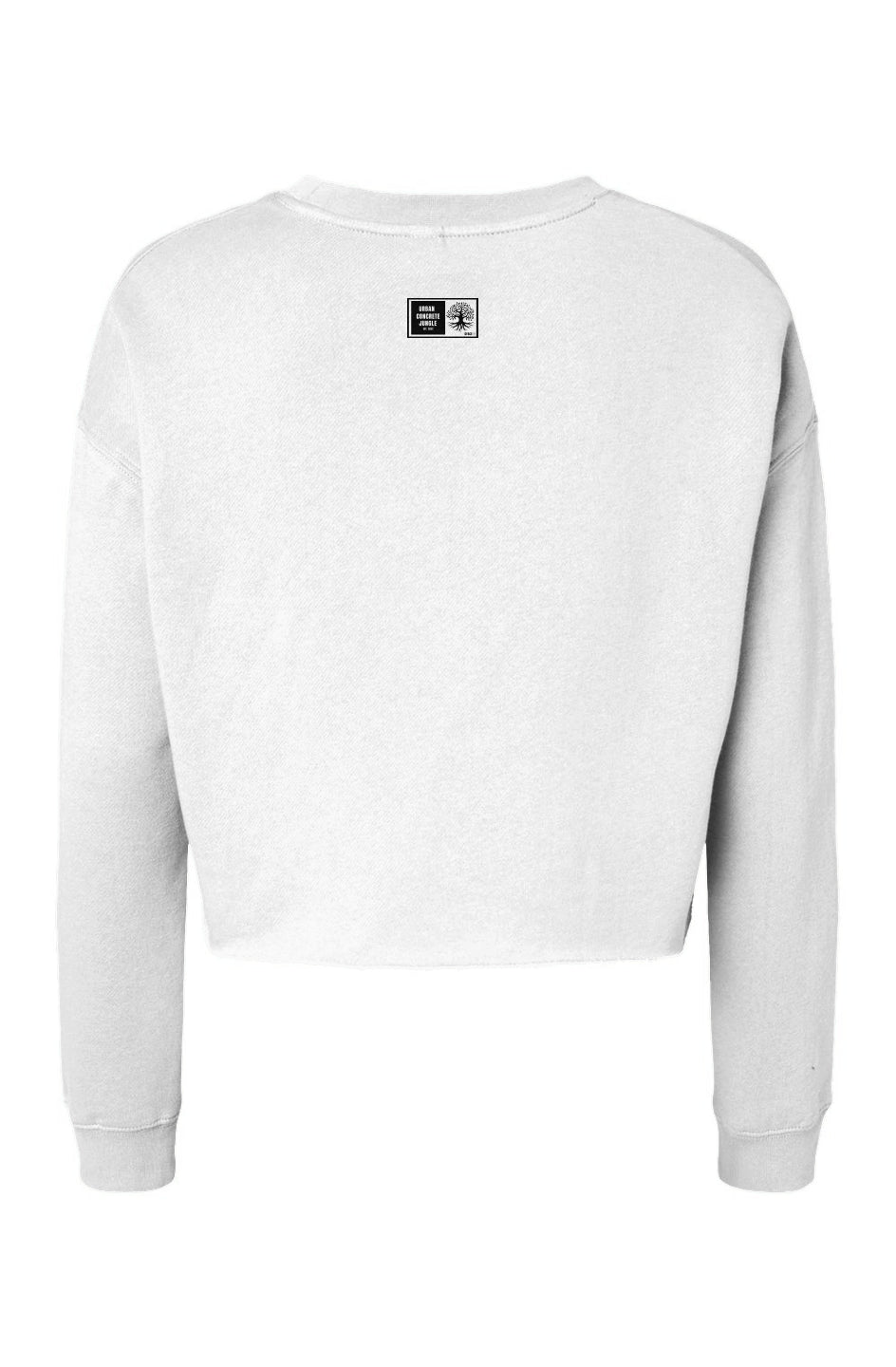 Lightweight Cropped Crew White Gface UBJ