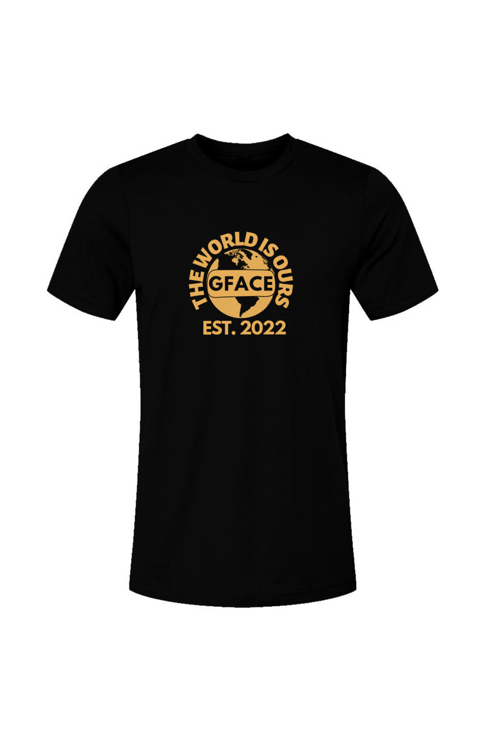 Unisex T-Shirt Gface Gold The World is Ours 