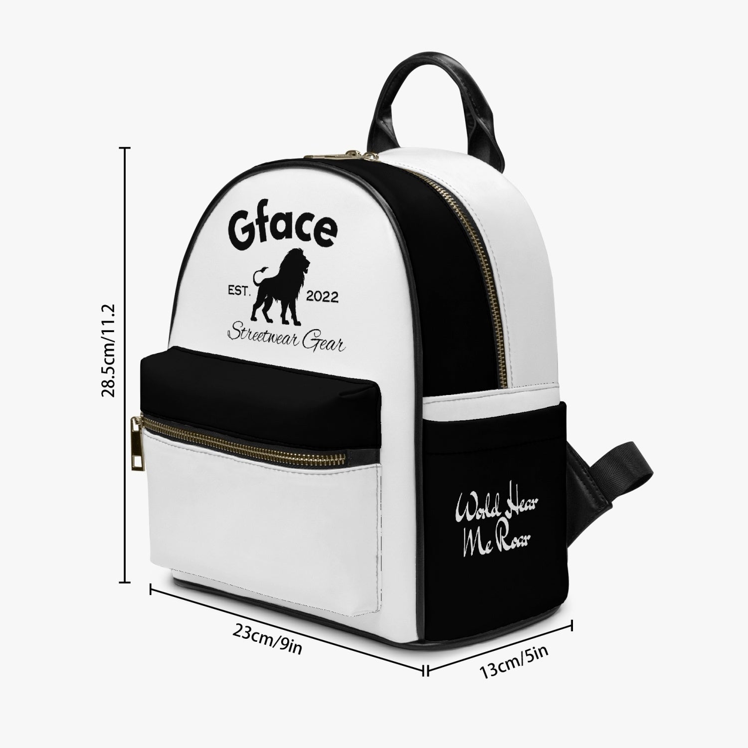 GFACE White/Black Backpack