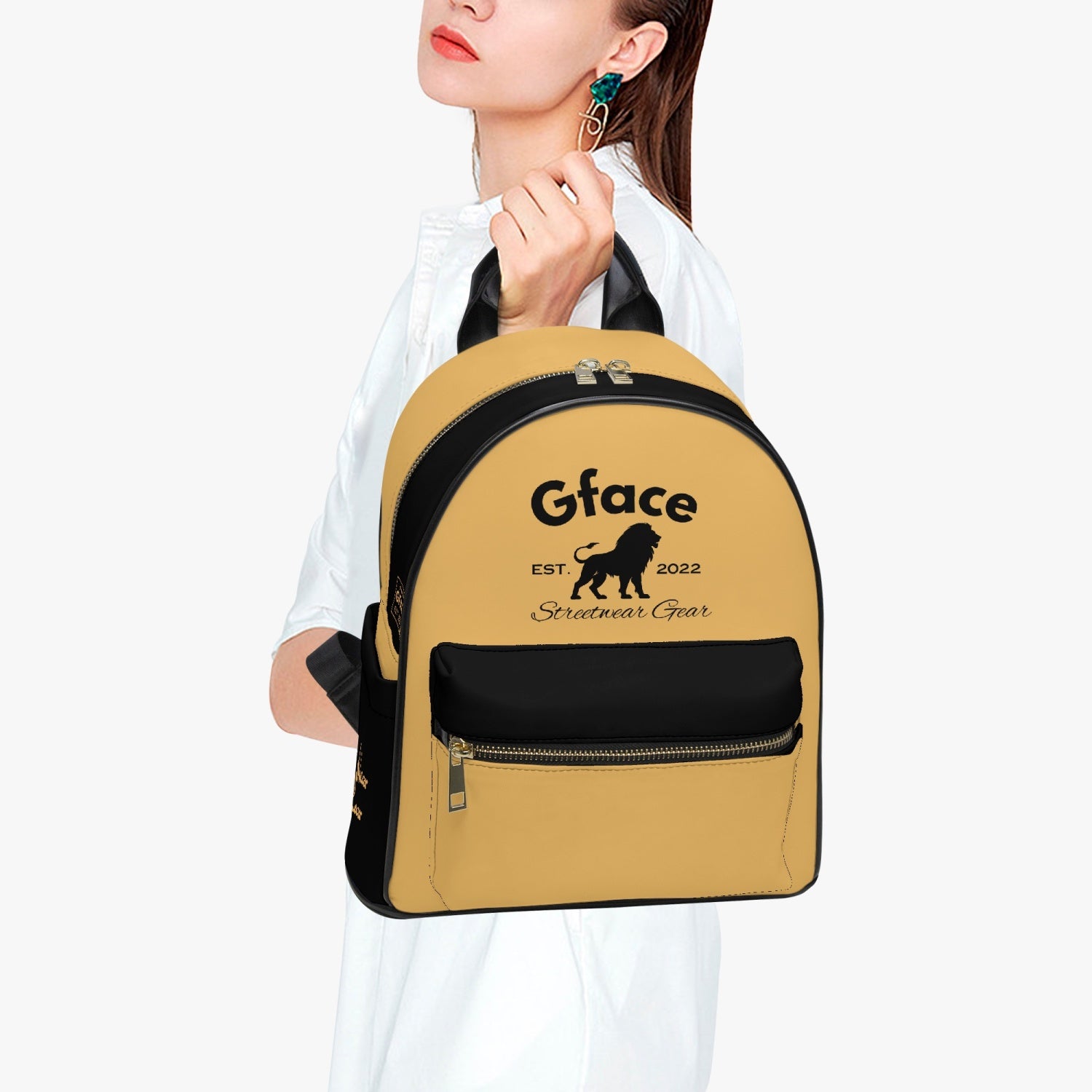 GFACE Beige//Black Backpack