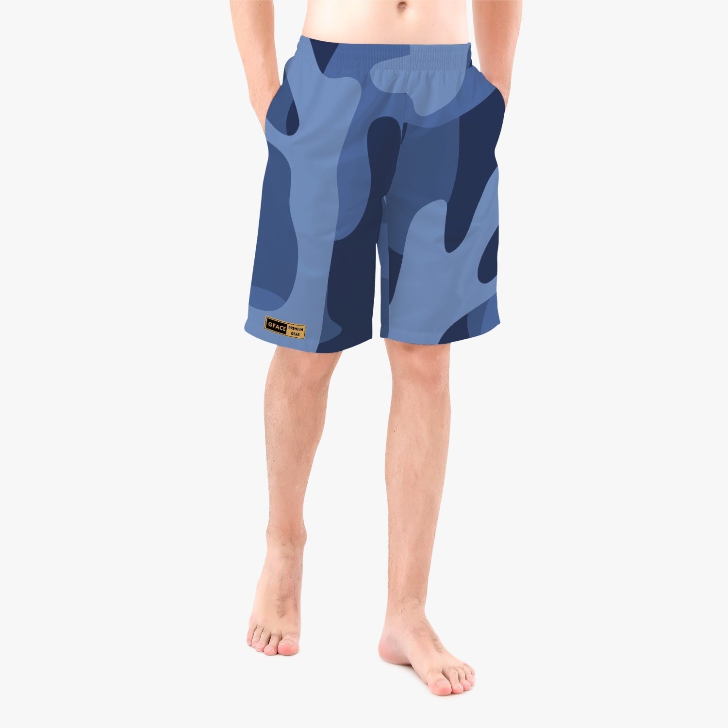 Gface Blue Camo-Icognito Men’s Shorts