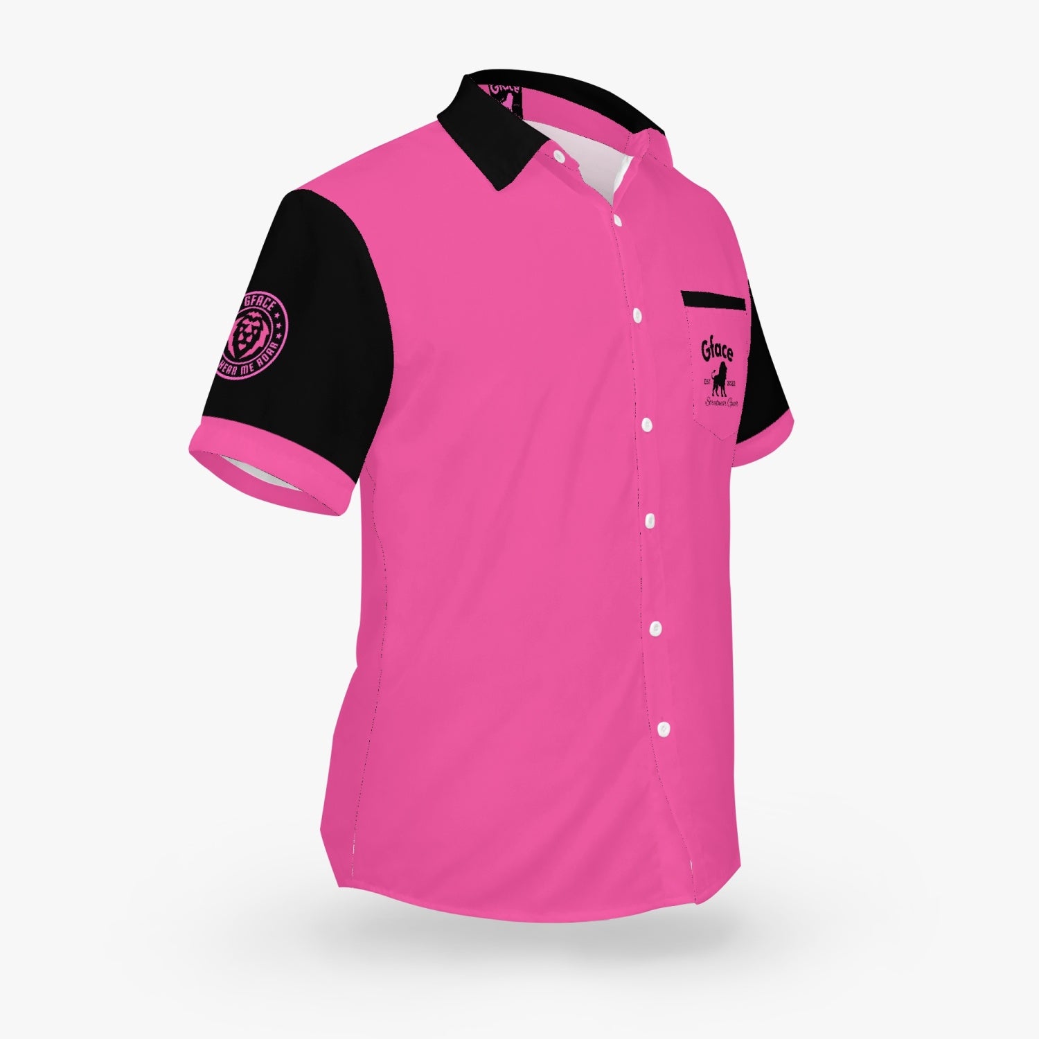 GFACE Black/Pink Casual Shirt