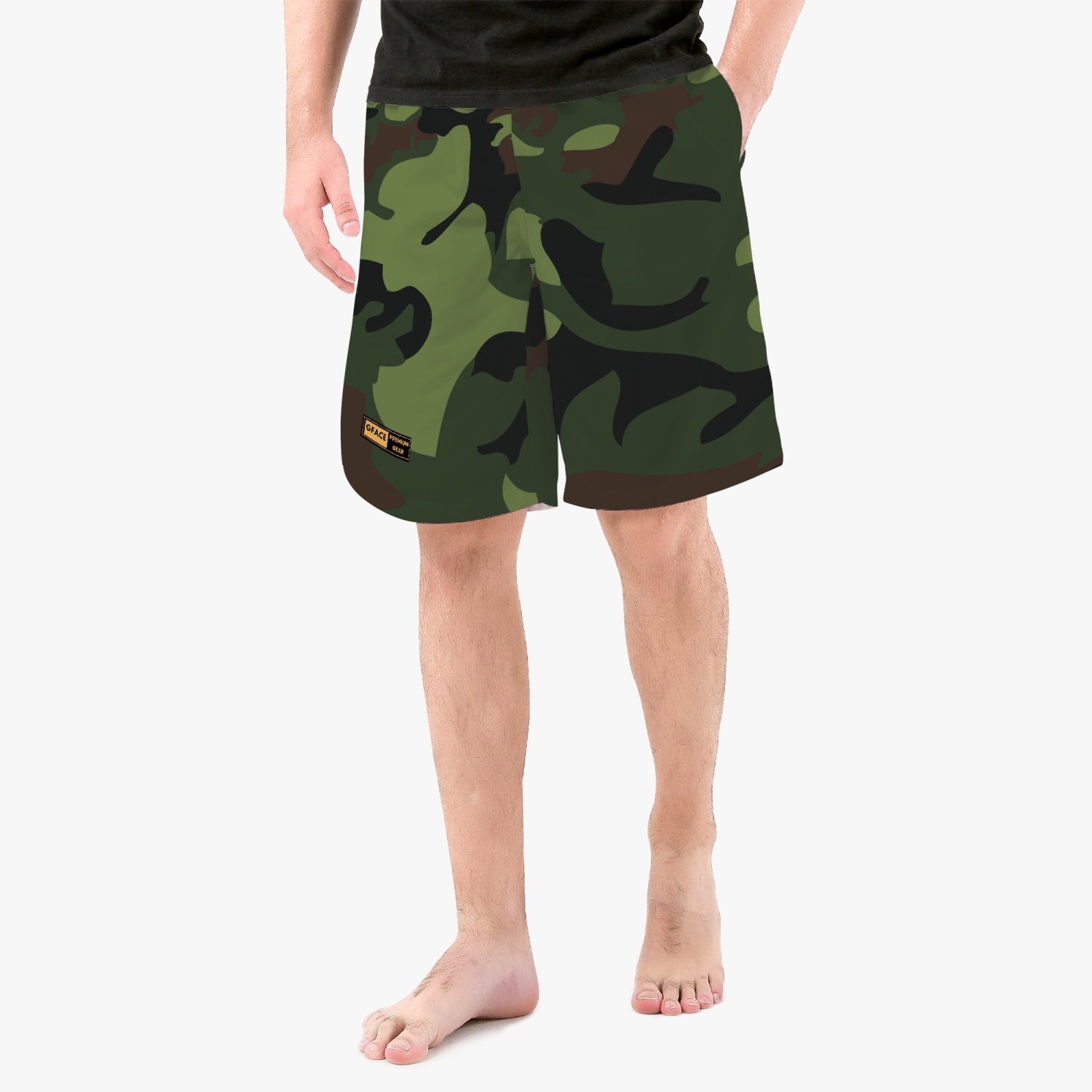 GFACE Men’s Green Camo-Incognito Shorts