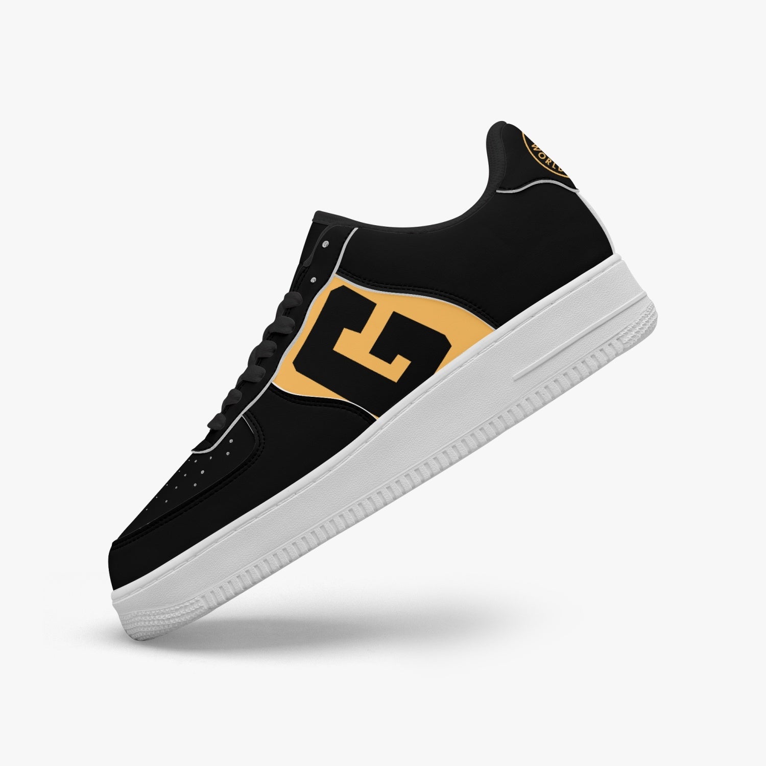 977. AF1 Low-Top Leather Sports Sneakers - Tongue Printable