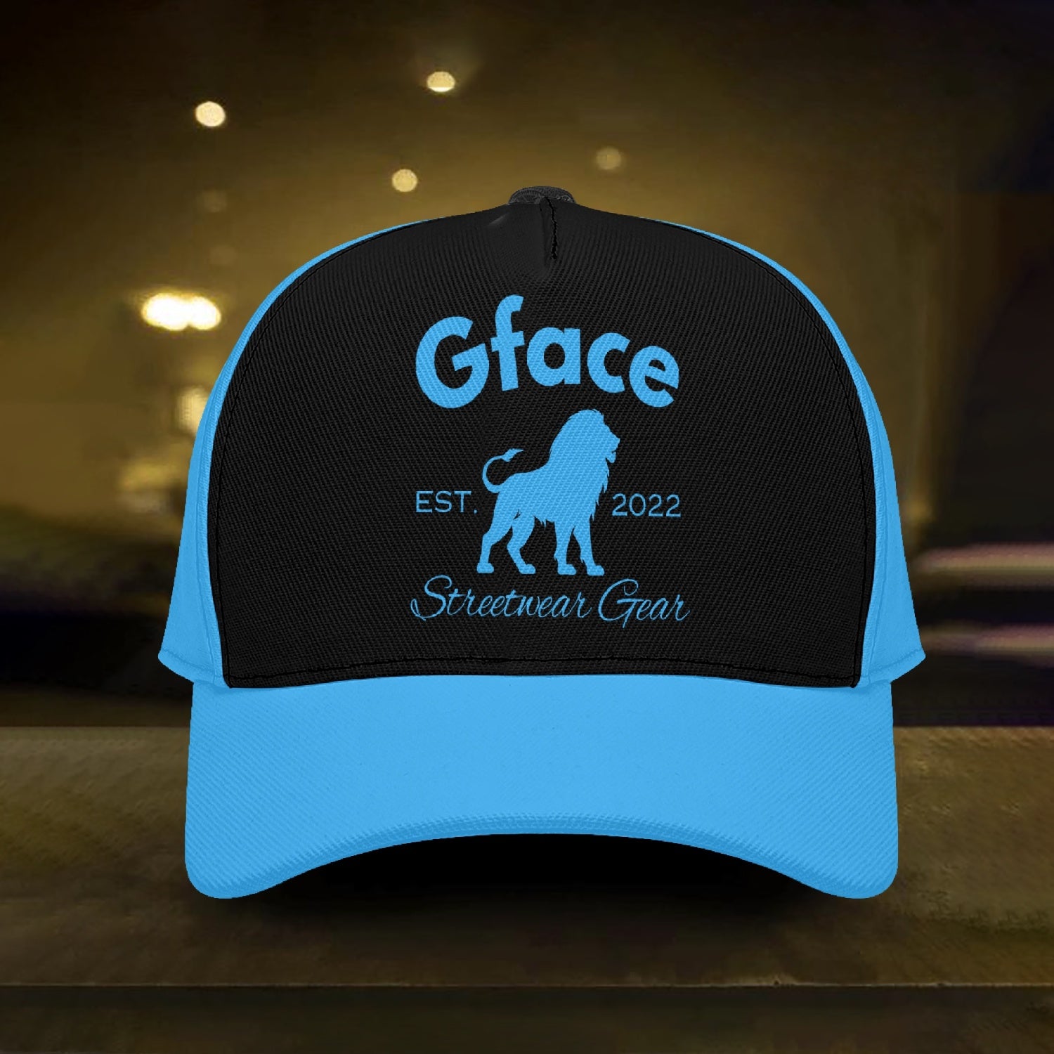 GFACE Blue/Black Sports Caps