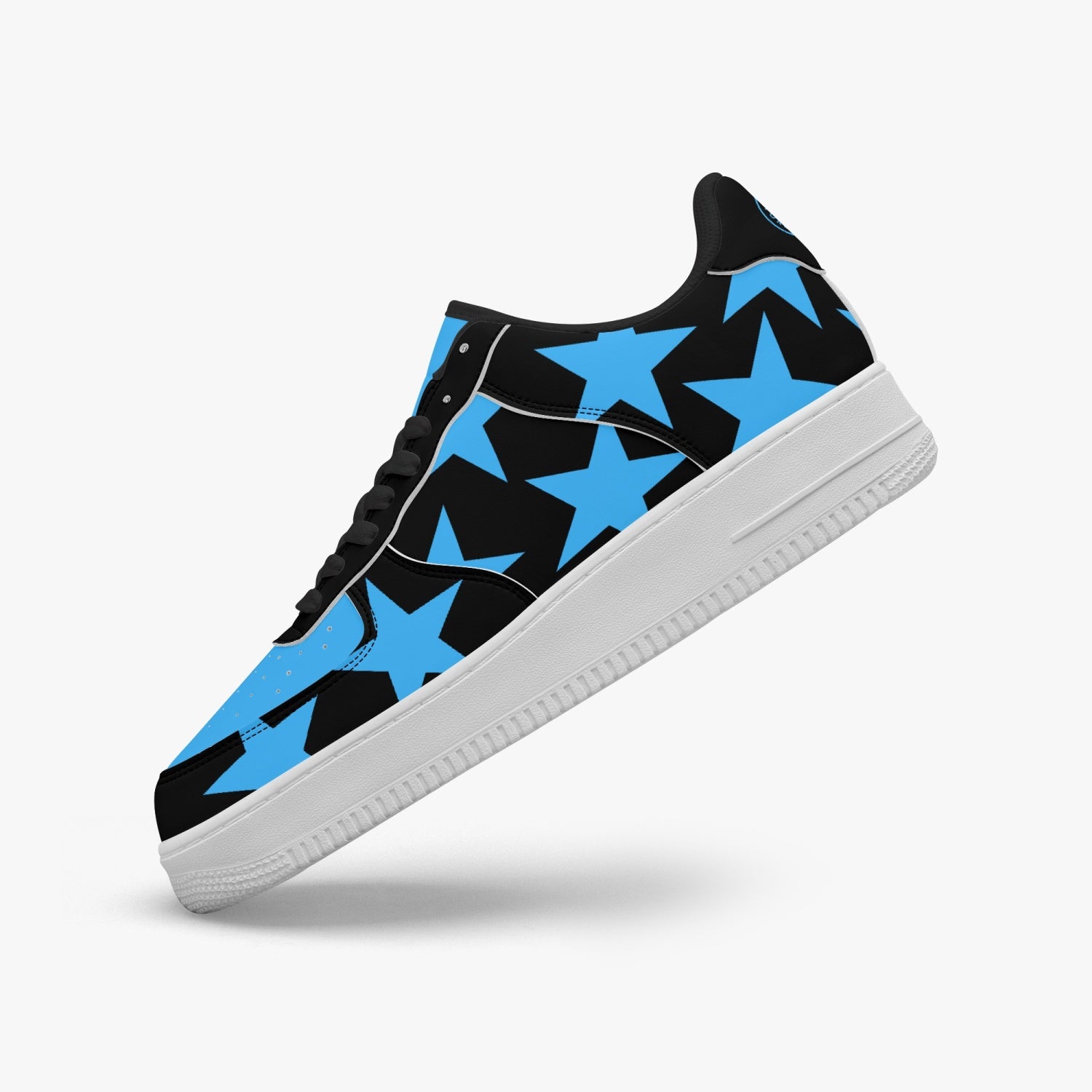 GFACE AF1 Unisex Blue All star Low-Top Leather Sports Sneakers