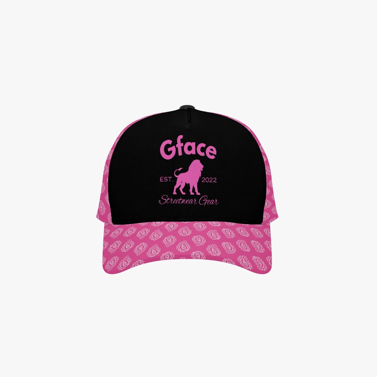 Gface Pink Bandana Printed Cap