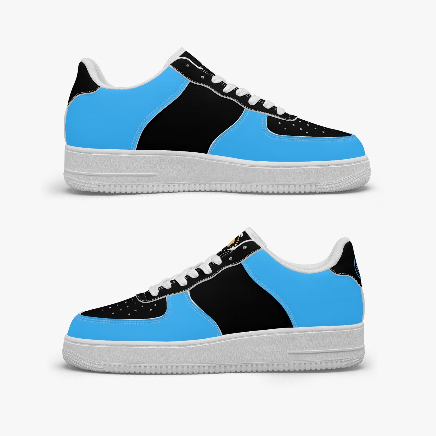 977. AF1 Low-Top Leather Sports Sneakers - Tongue Printable