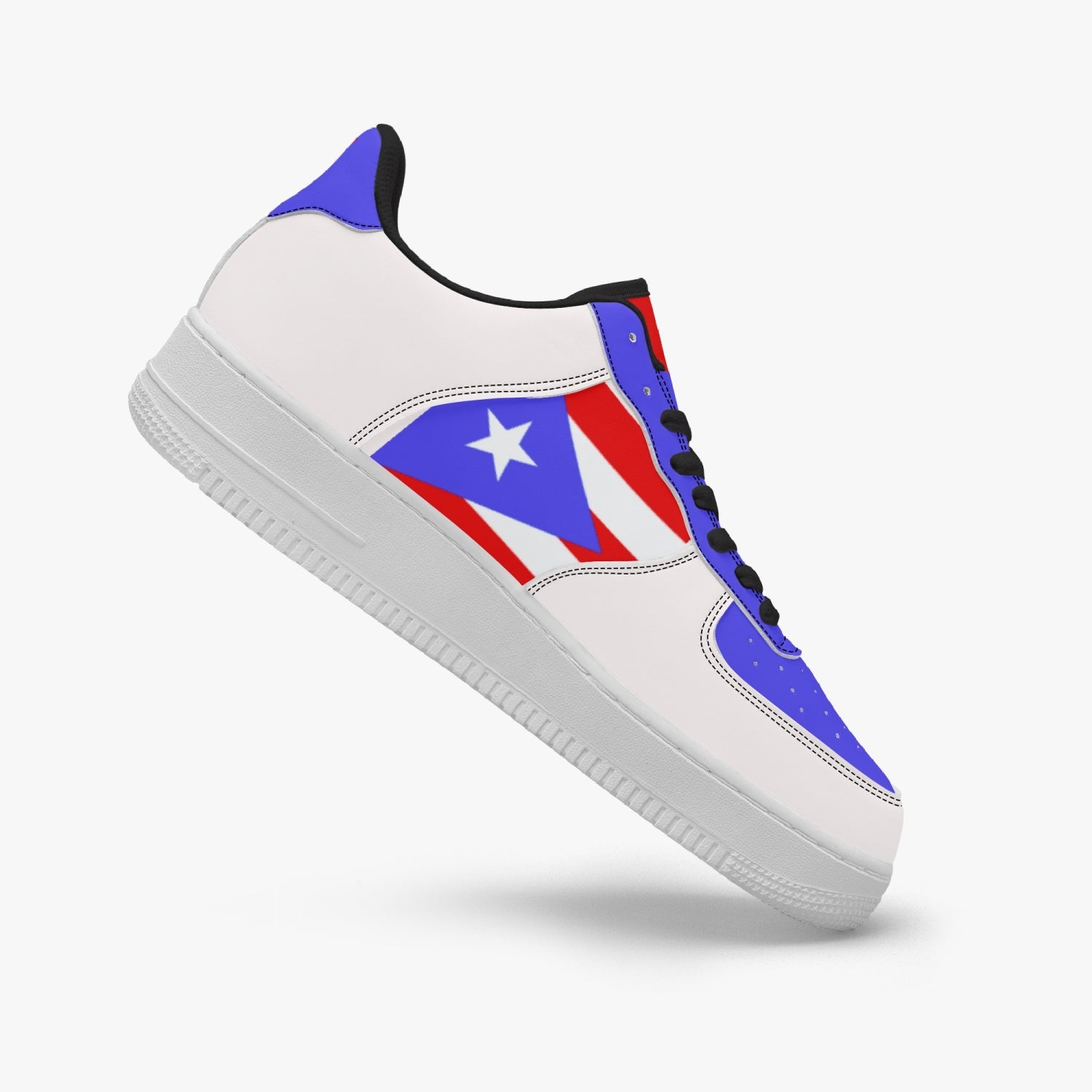 977. AF1 Low-Top Leather Sports Sneakers - Tongue Printable