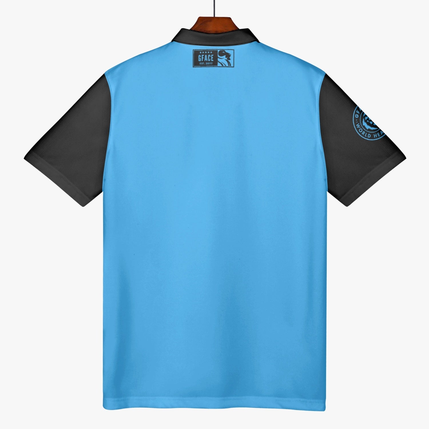 Gface Mens Blue/Black Polo Shirt