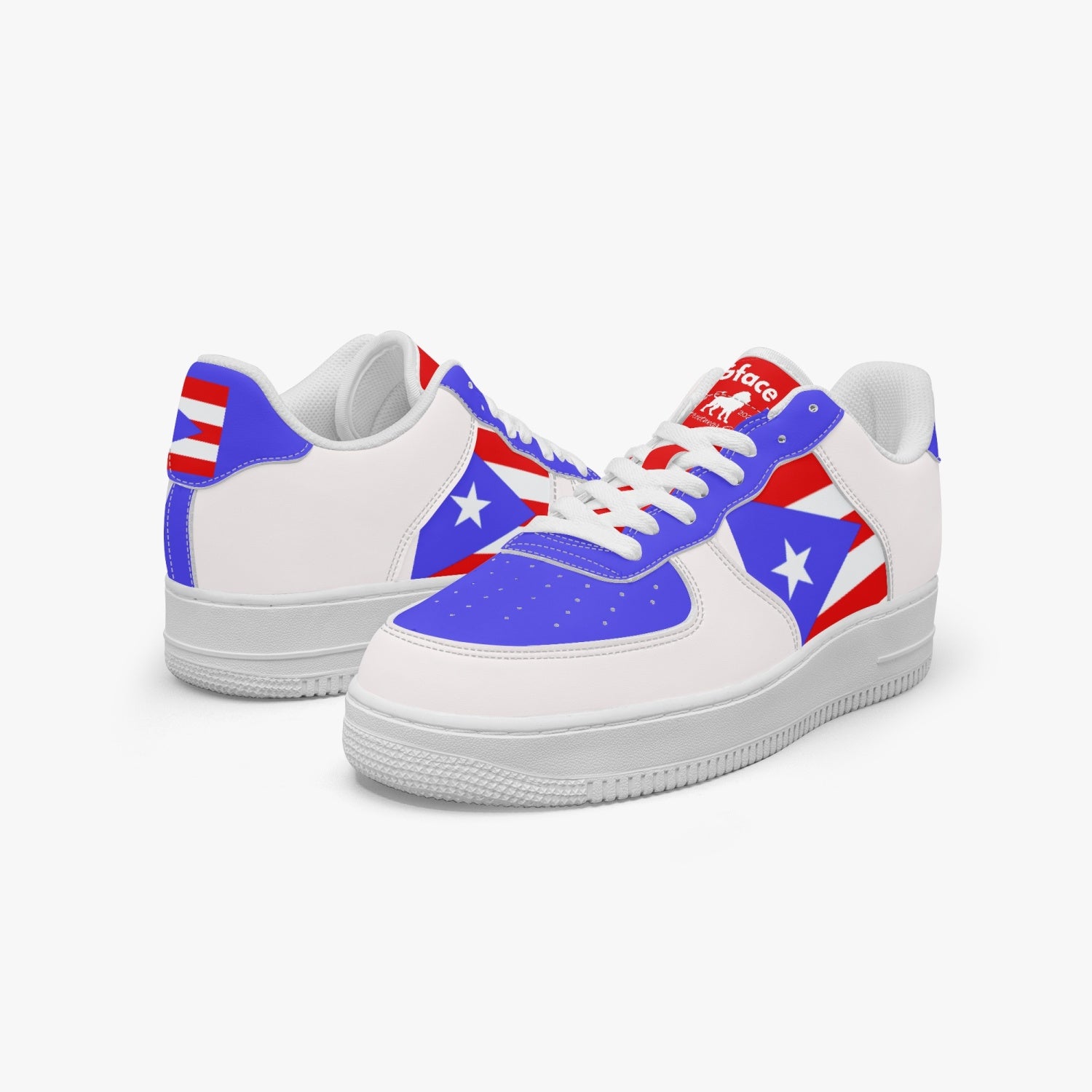 977. AF1 Low-Top Leather Sports Sneakers - Tongue Printable