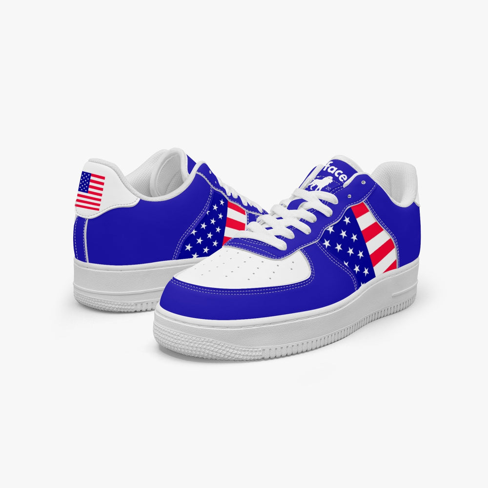 Gface PRIDE USA AF1 Unisex Low-Top Leather Sports Sneakers