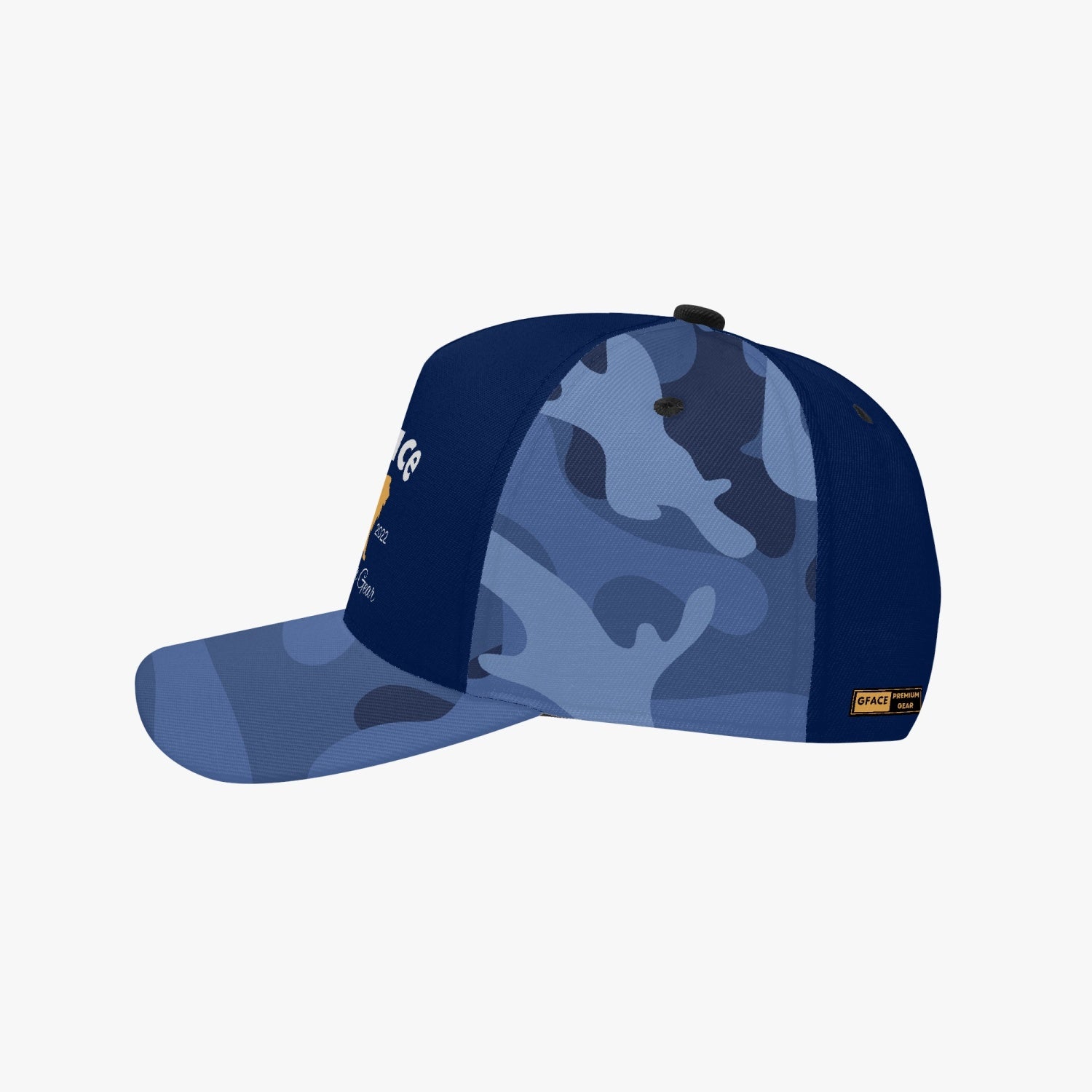 Gface Blue Camo-InCognito Cap