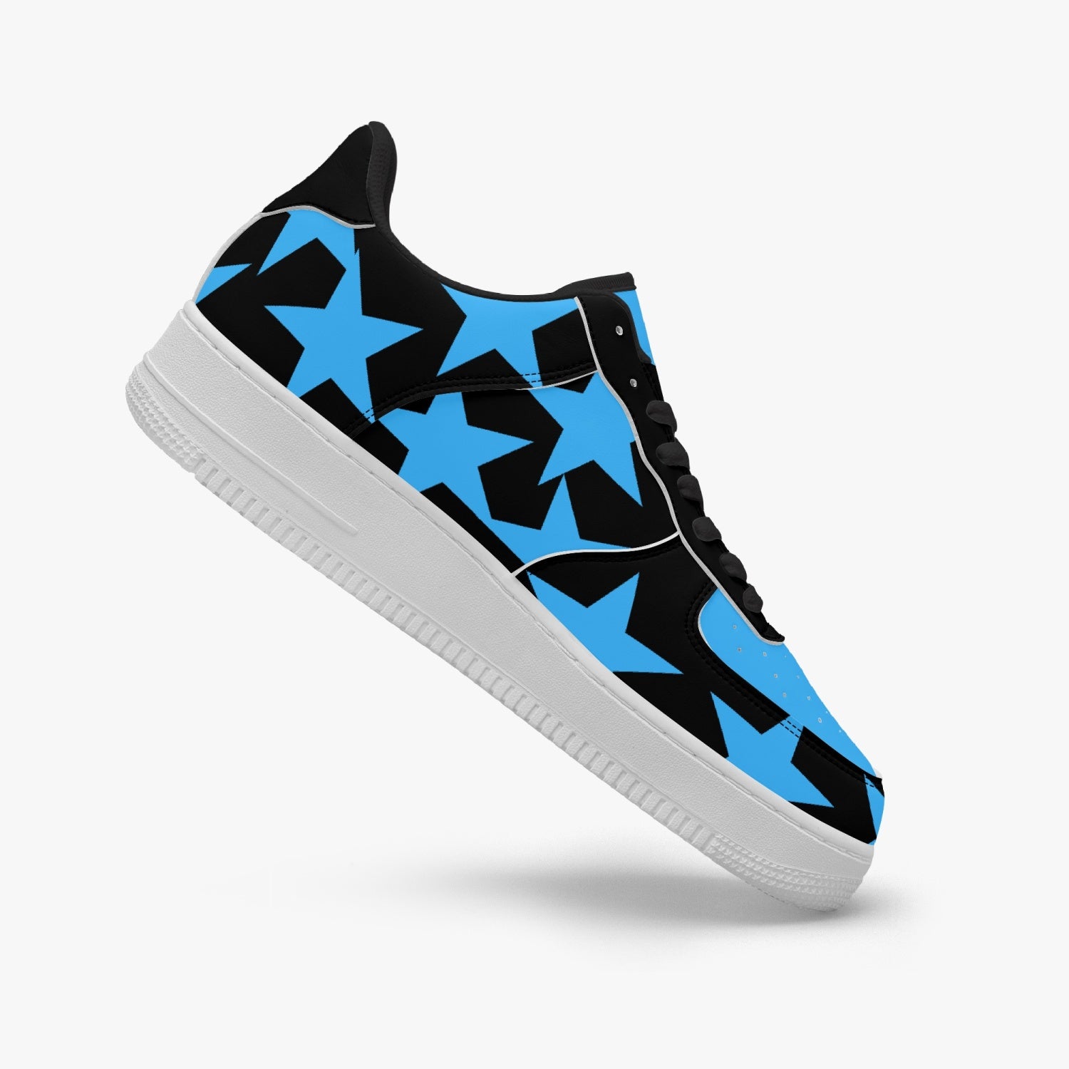 GFACE AF1 Unisex Blue All star Low-Top Leather Sports Sneakers