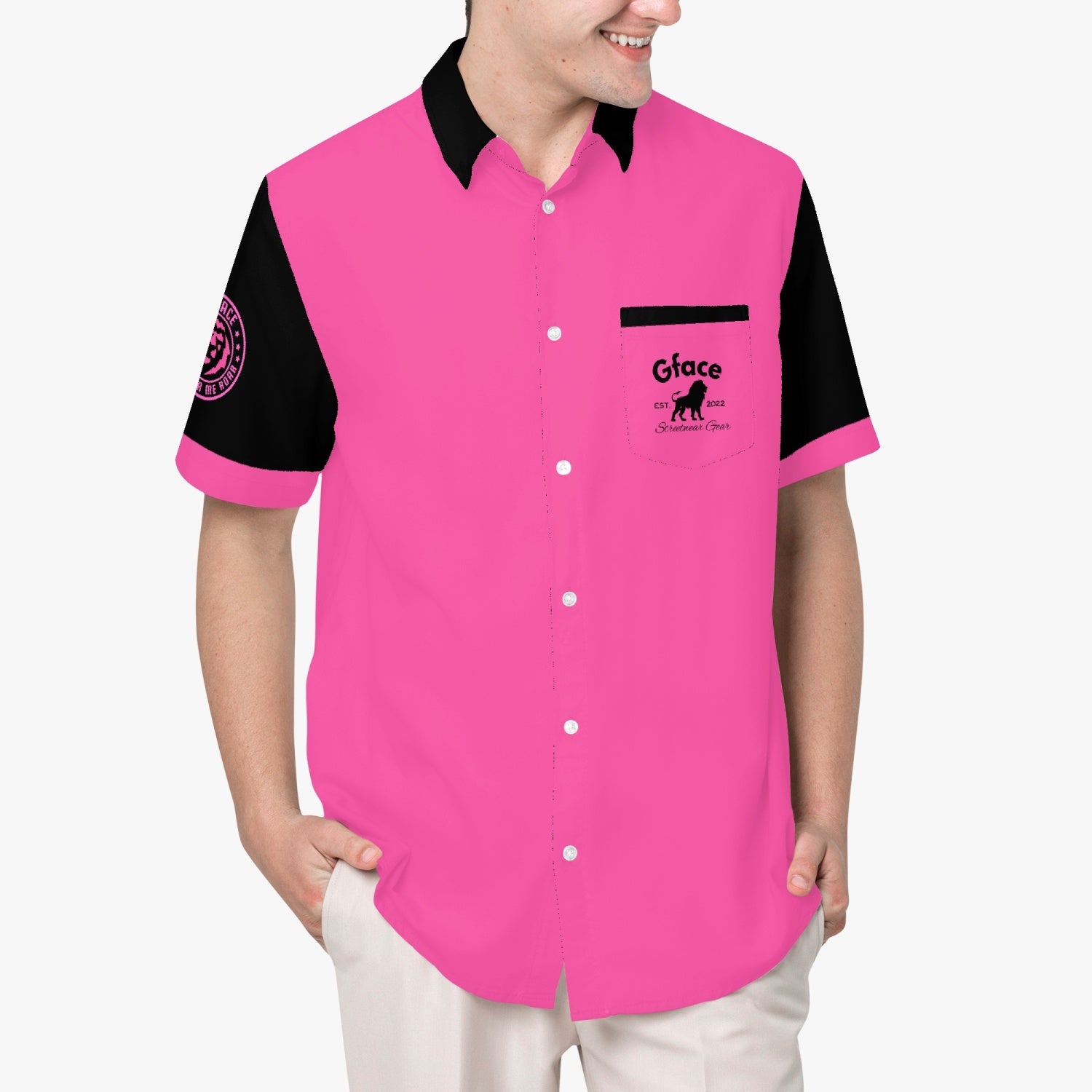 GFACE Black/Pink Casual Shirt