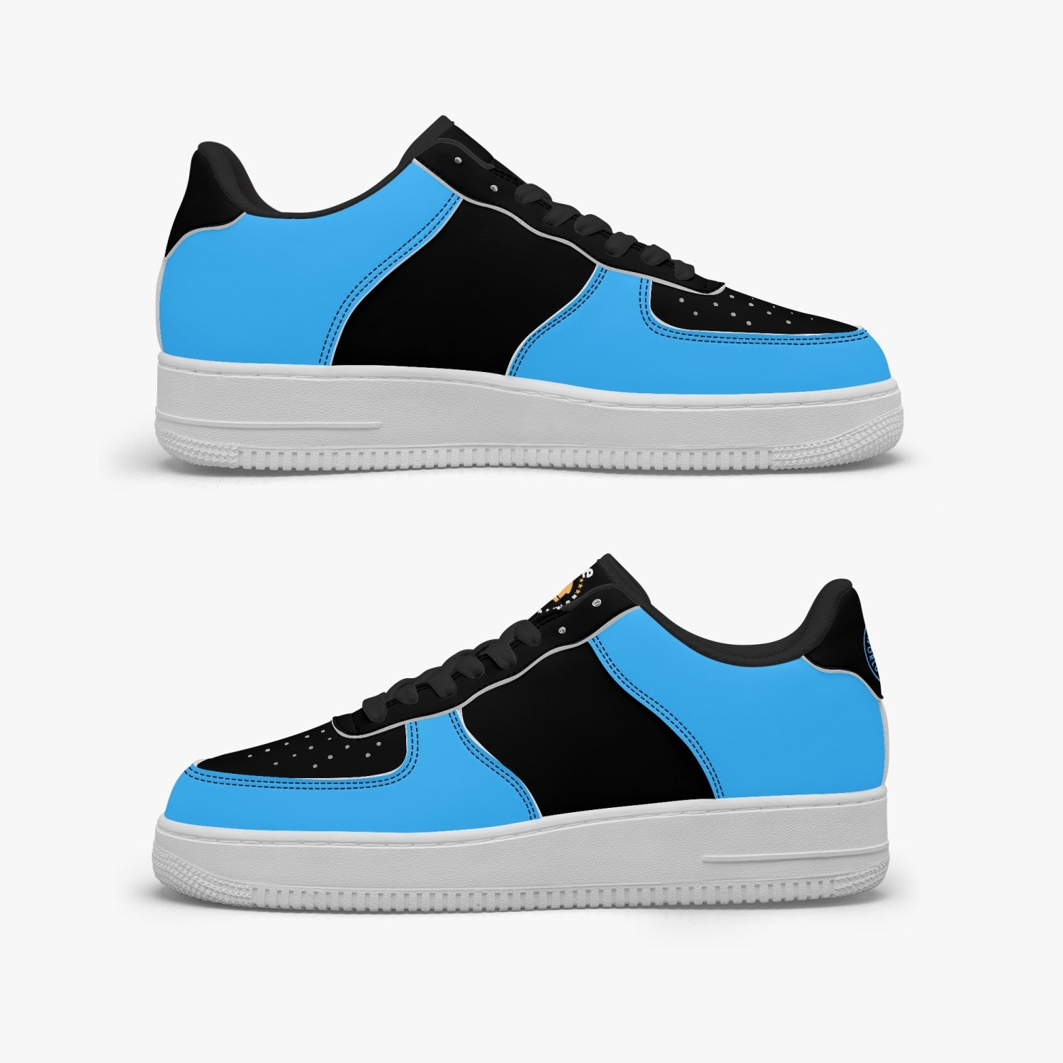 977. AF1 Low-Top Leather Sports Sneakers - Tongue Printable