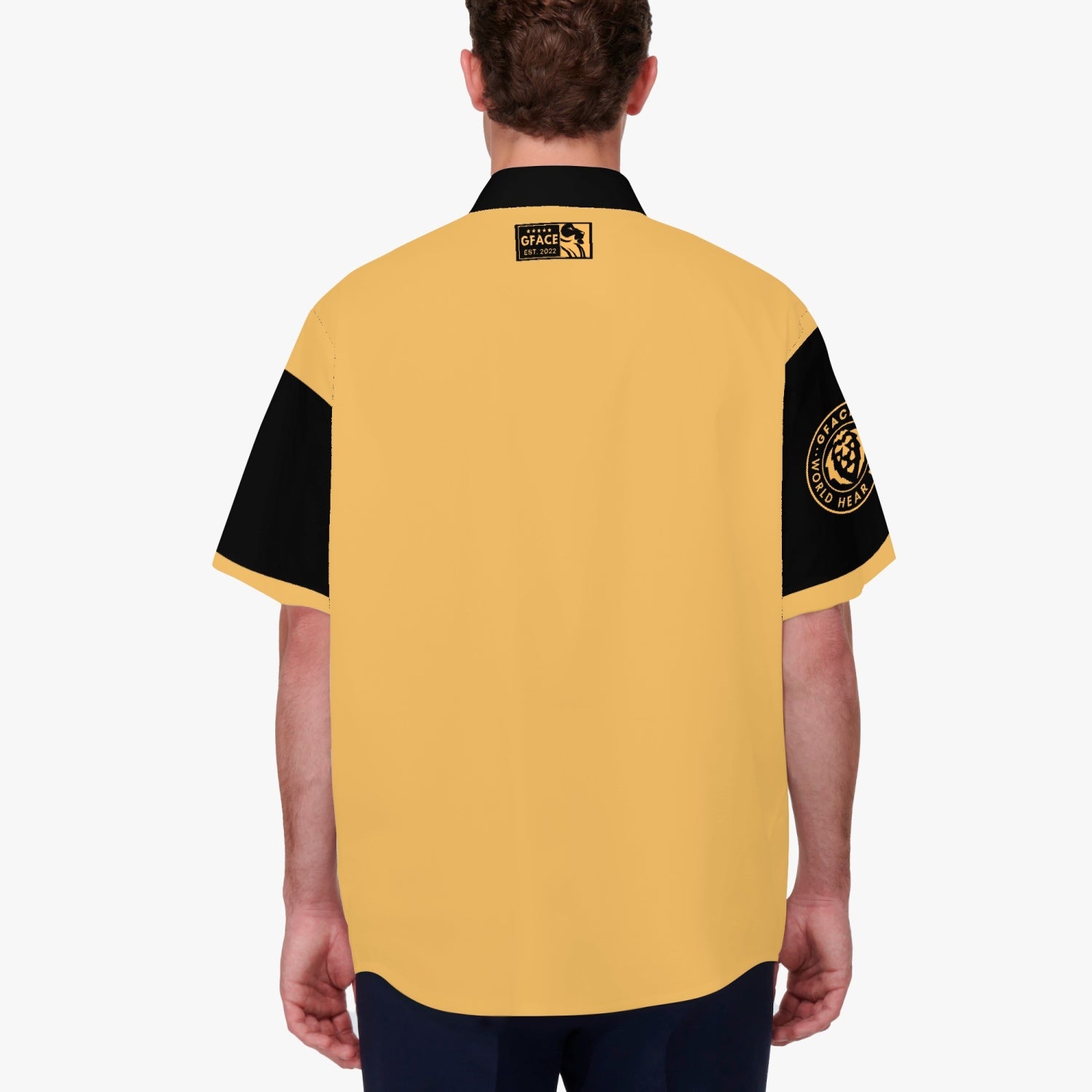 GFACE Black/Gold Sports Shirt