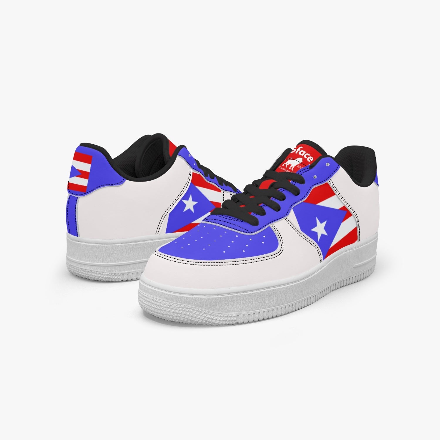 977. AF1 Low-Top Leather Sports Sneakers - Tongue Printable