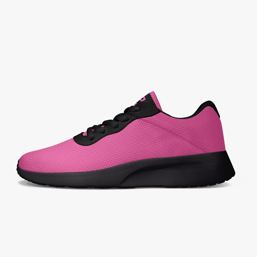 Gface Pink Unisex Lifestyle Mesh Running Shoes - Black