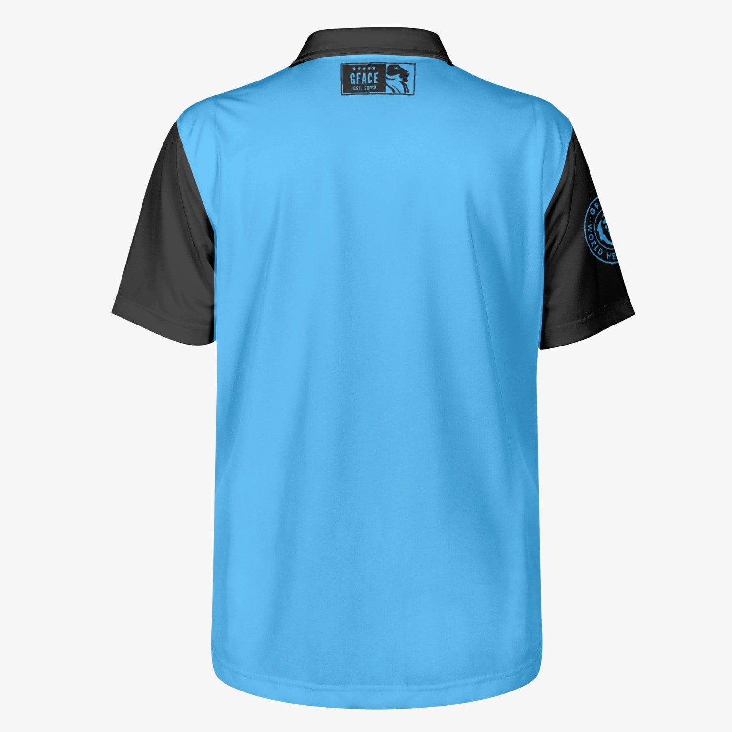 Gface Mens Blue/Black Polo Shirt