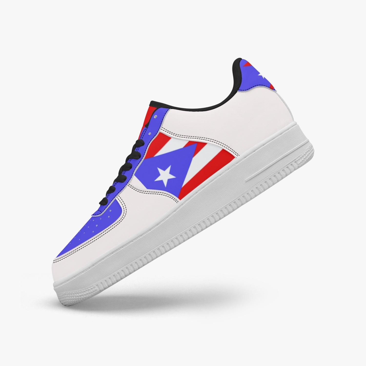 977. AF1 Low-Top Leather Sports Sneakers - Tongue Printable