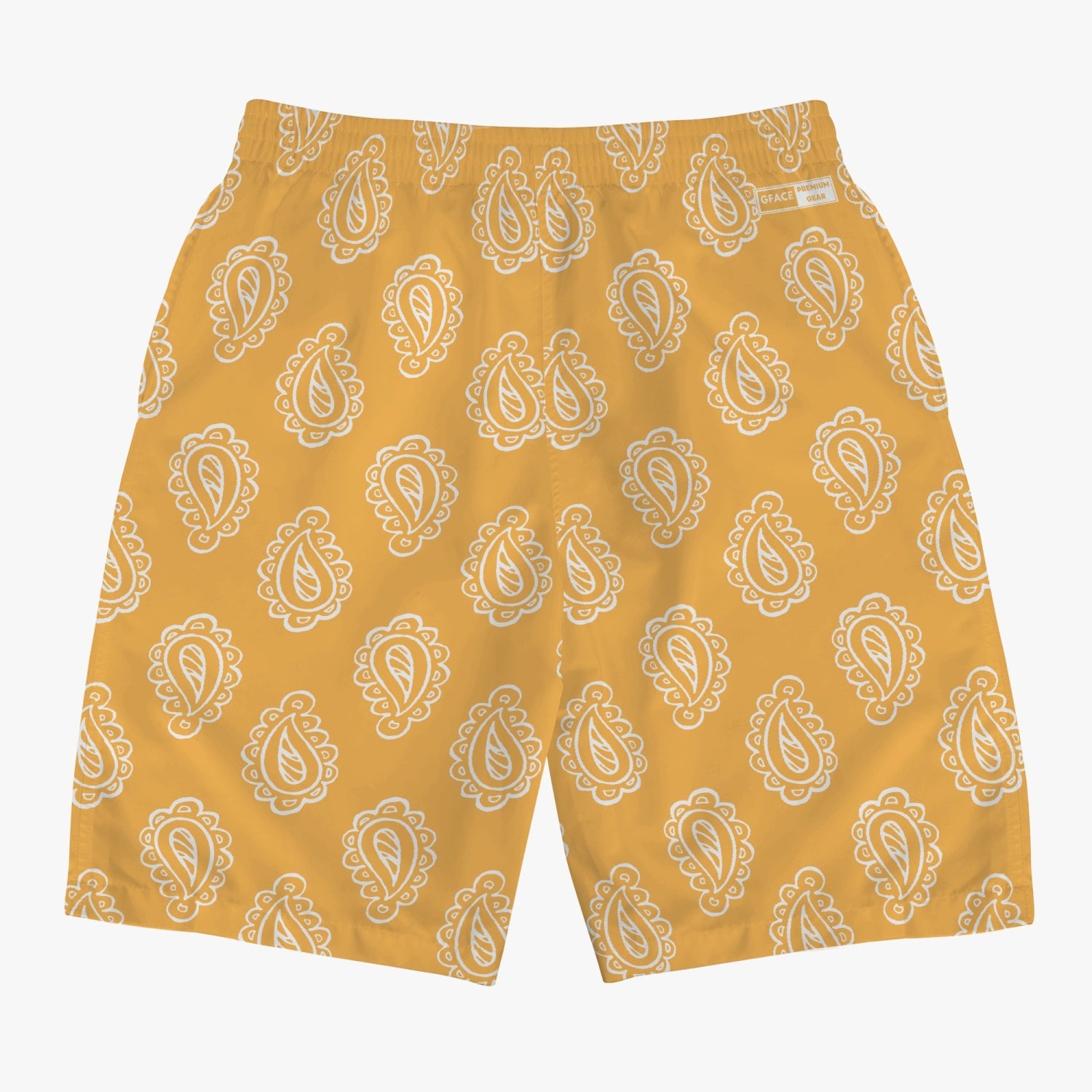 Gface Men’s Gold Bandana Shorts