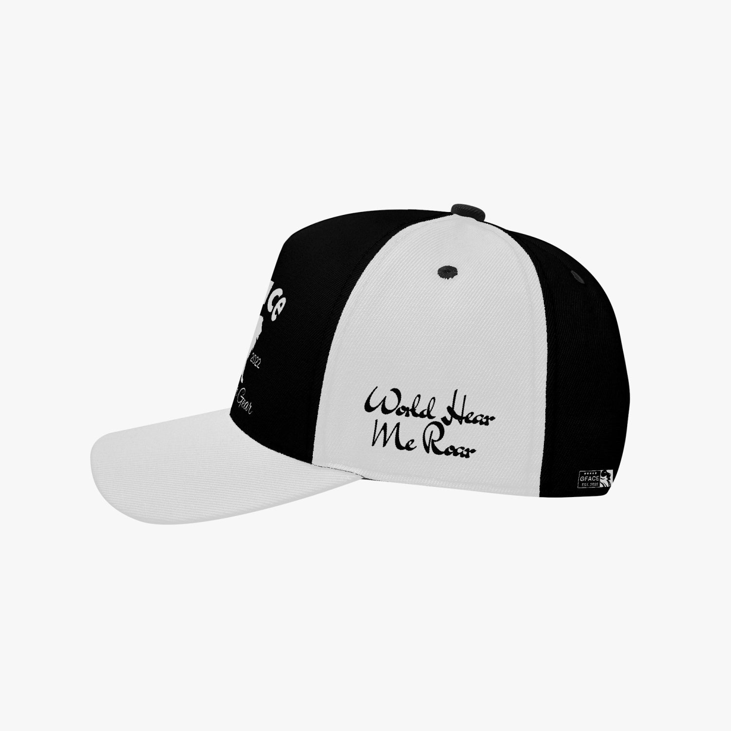 GFACE White/Black Sports Cap