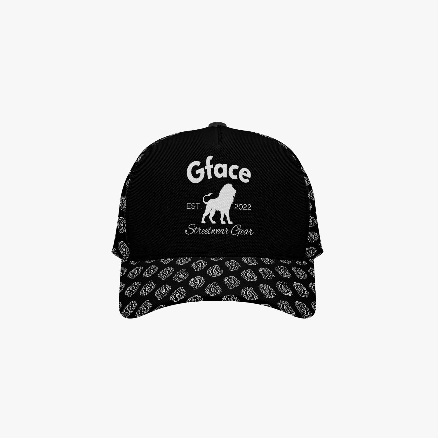 Gface White Bandana Printed Cap